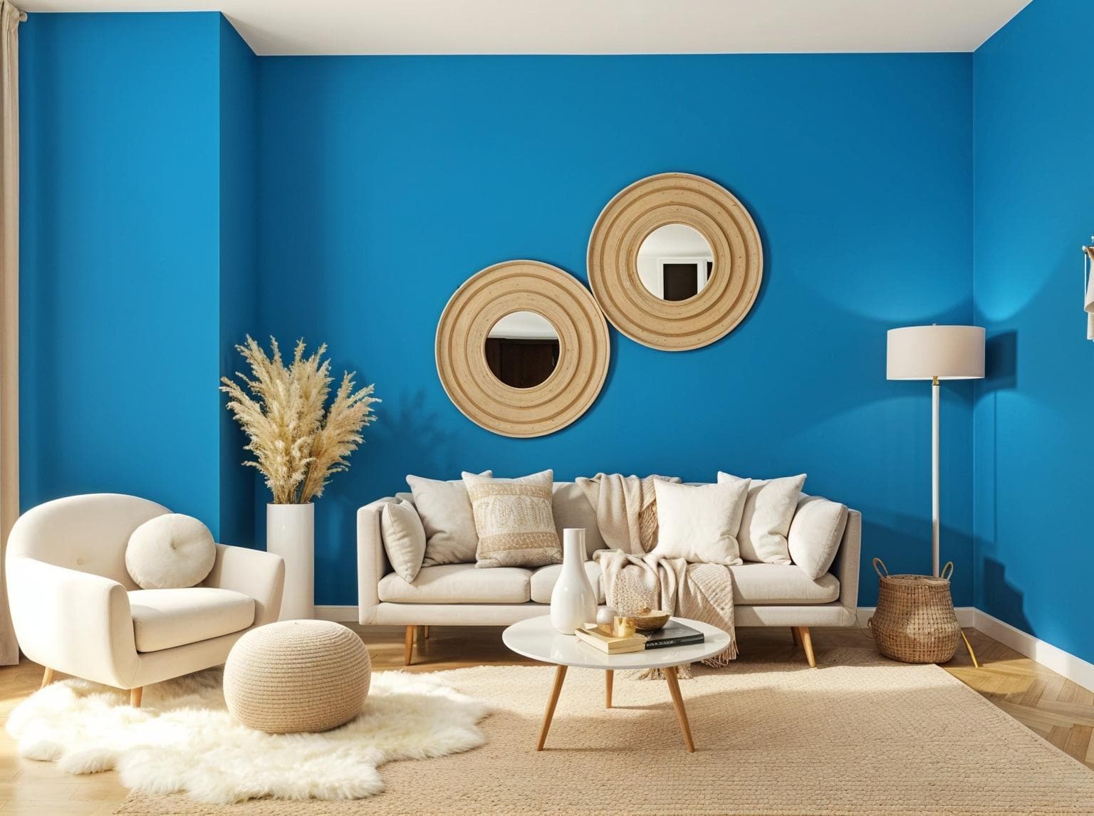 Room with first paint color option visualized