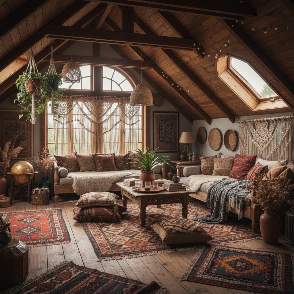 Bohemian Attic design