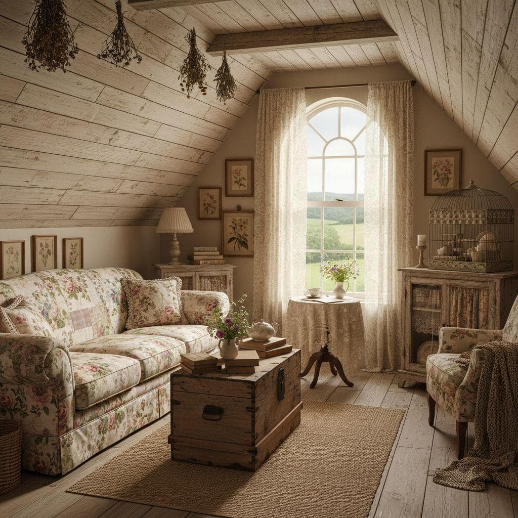 Cottagecore Attic design