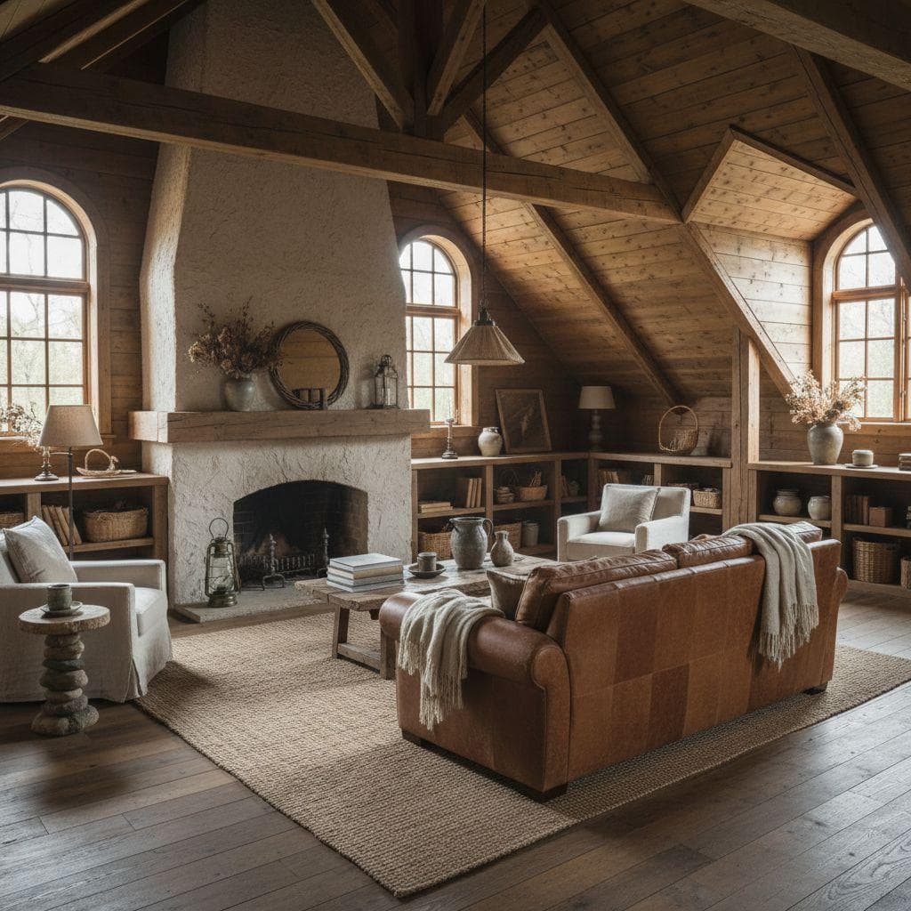 Rustic Attic design