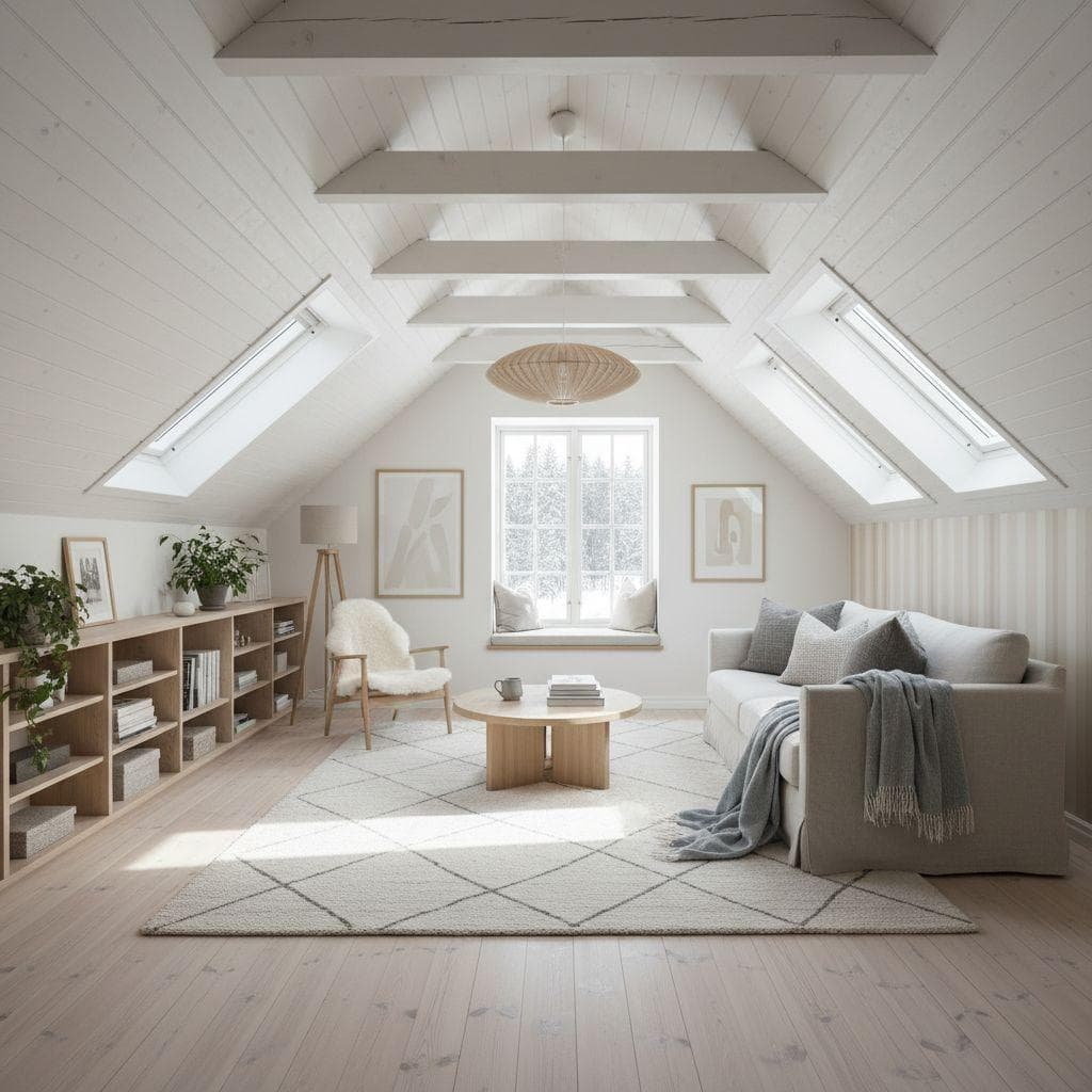 Attic interior design