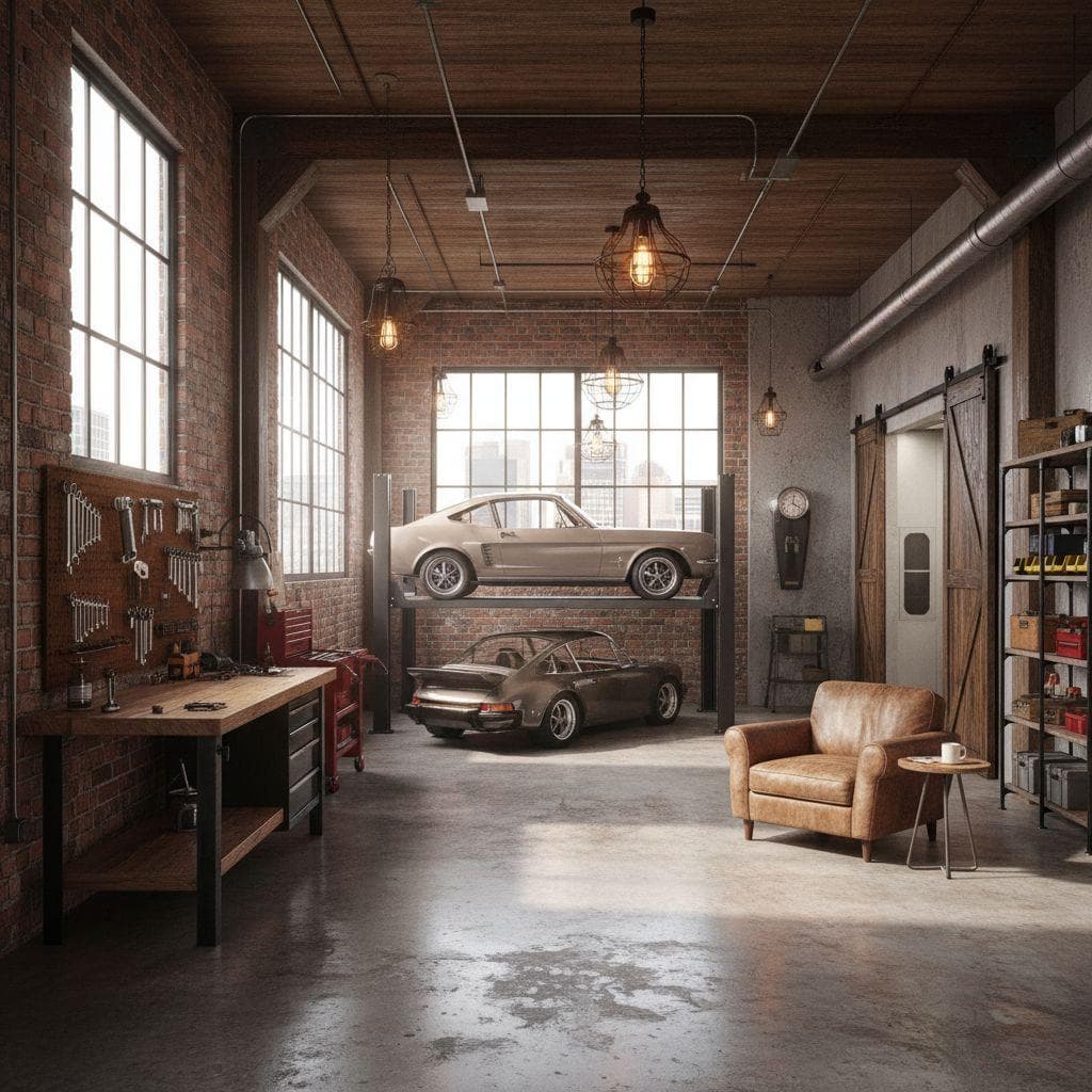 Garage interior design