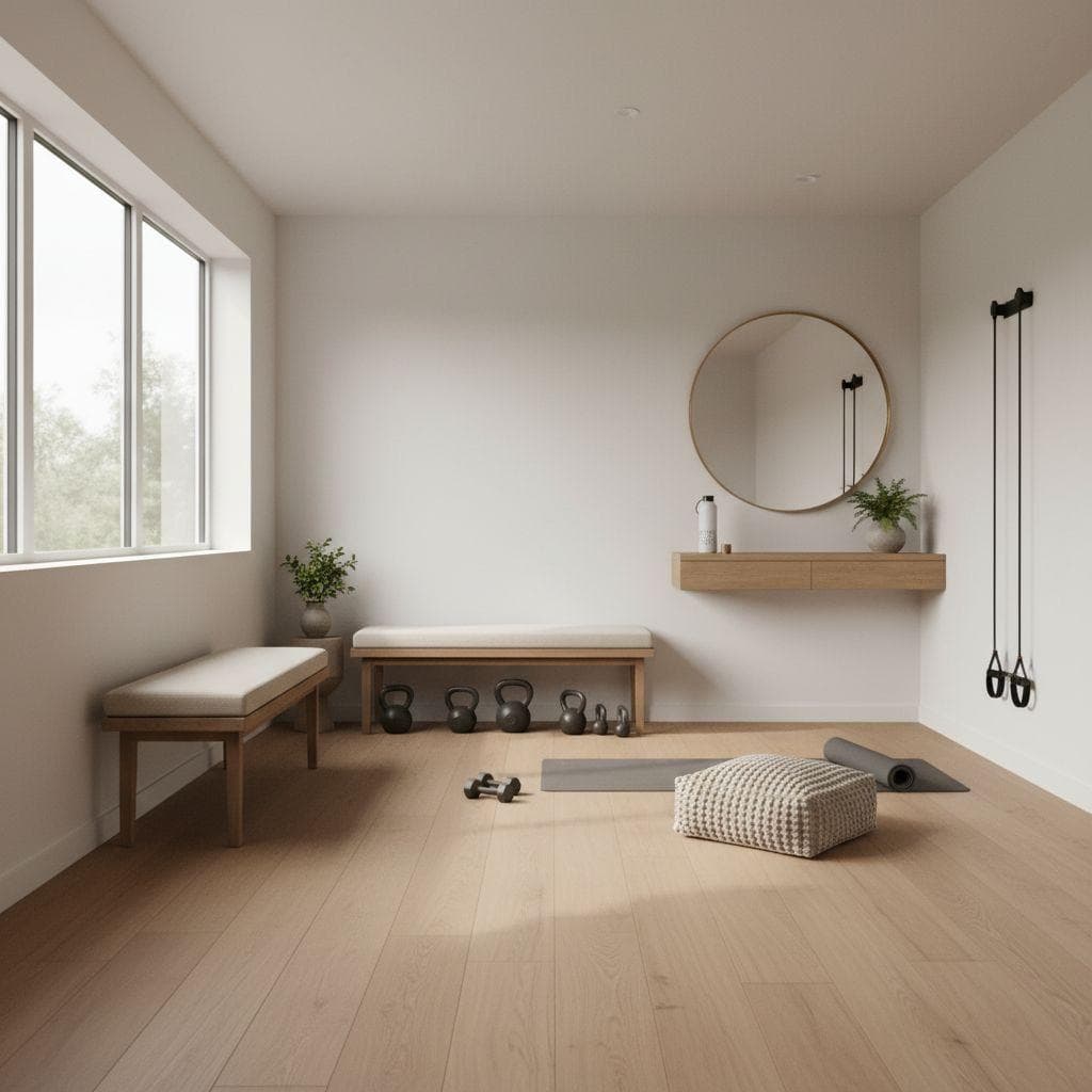 Minimalist Home Gym design