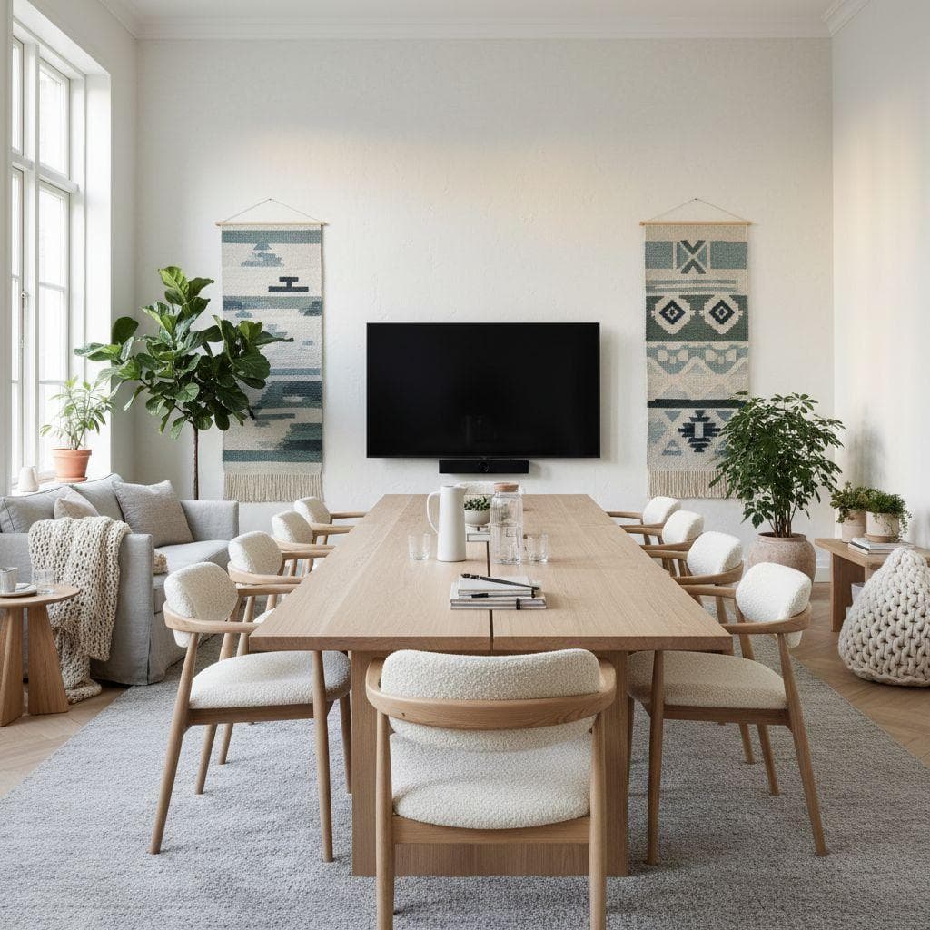 Scandinavian Meeting Room design