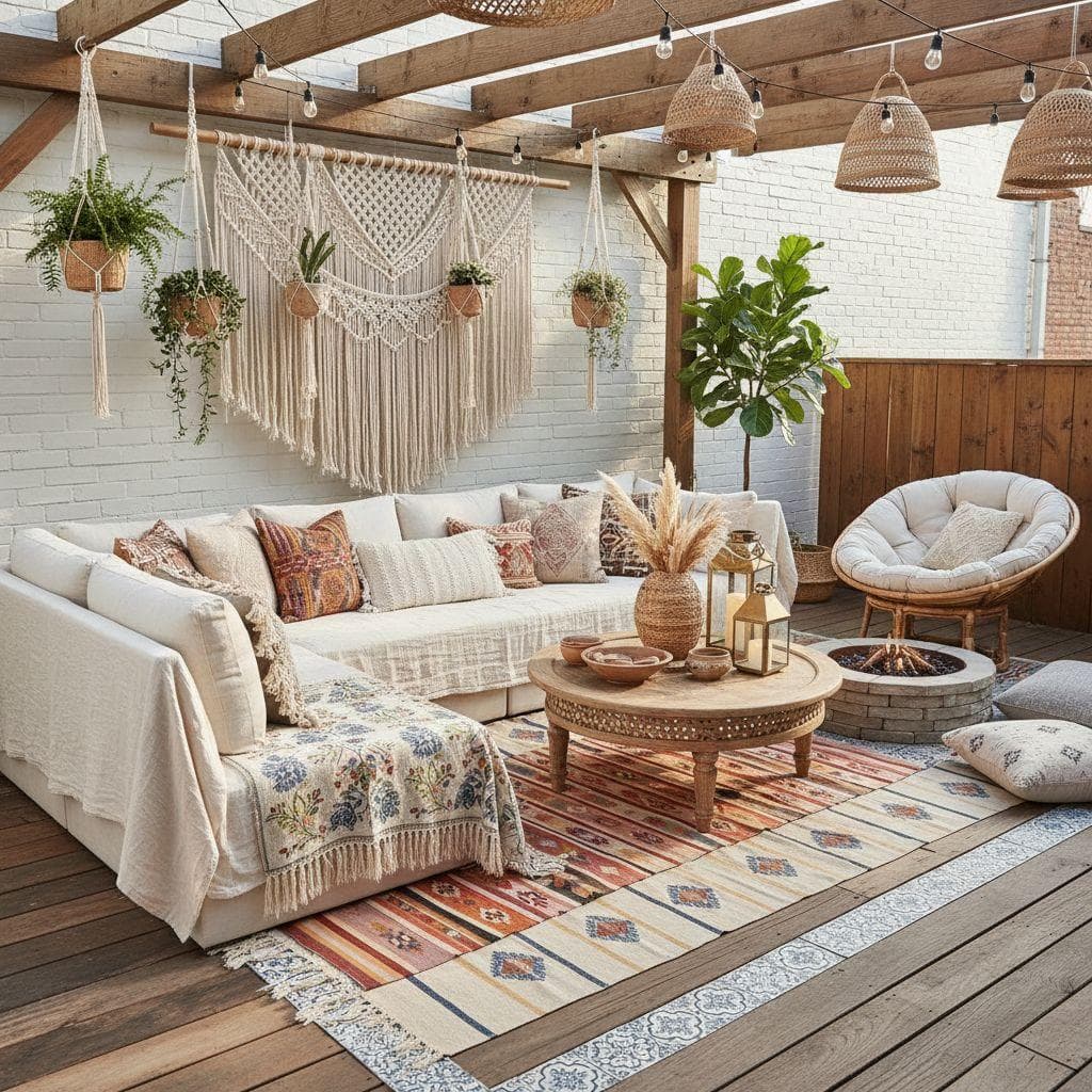 Bohemian Patio design