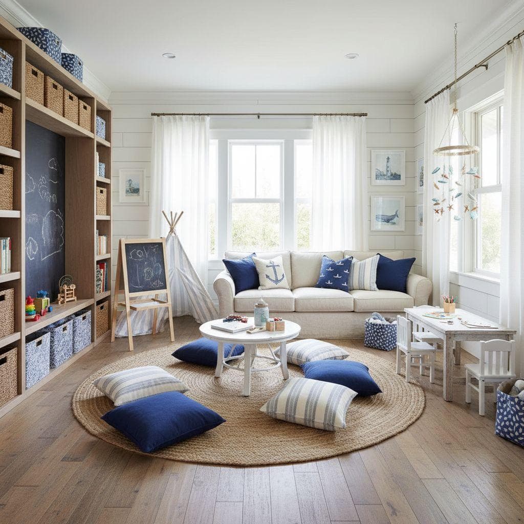 Coastal Playroom design