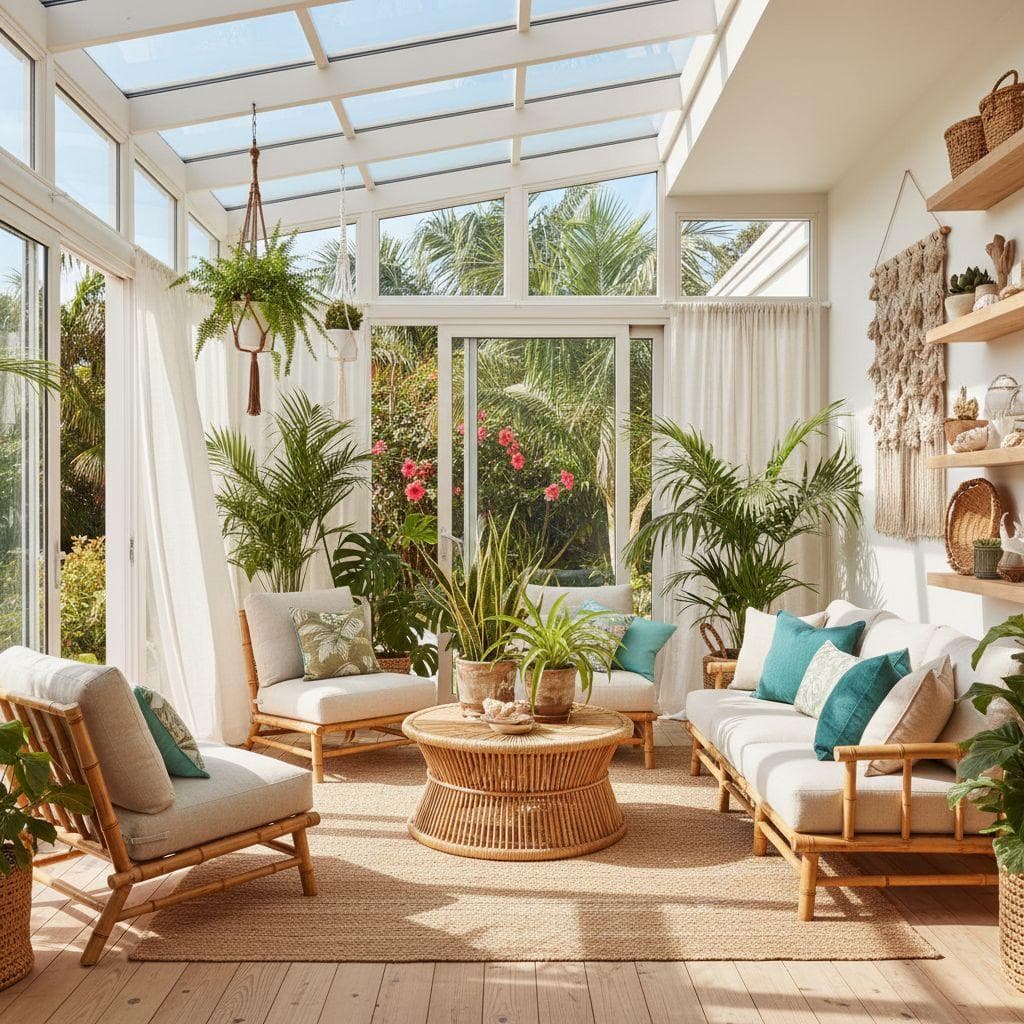 Tropical Sunroom design
