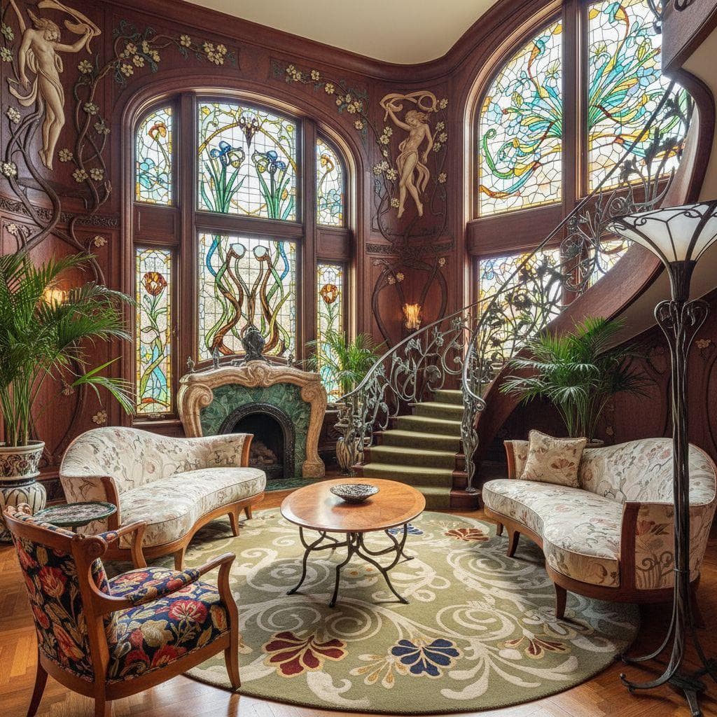 Art Nouveau interior design
