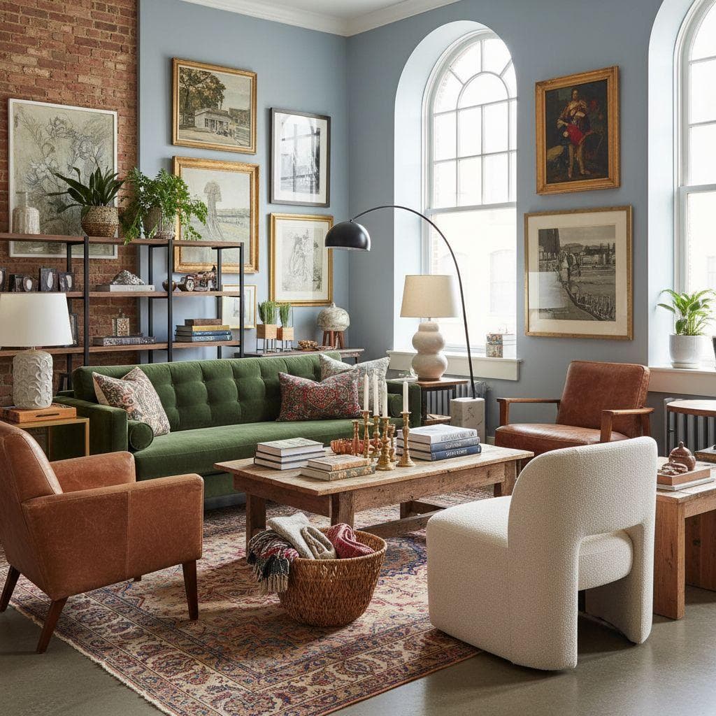 Eclectic interior design