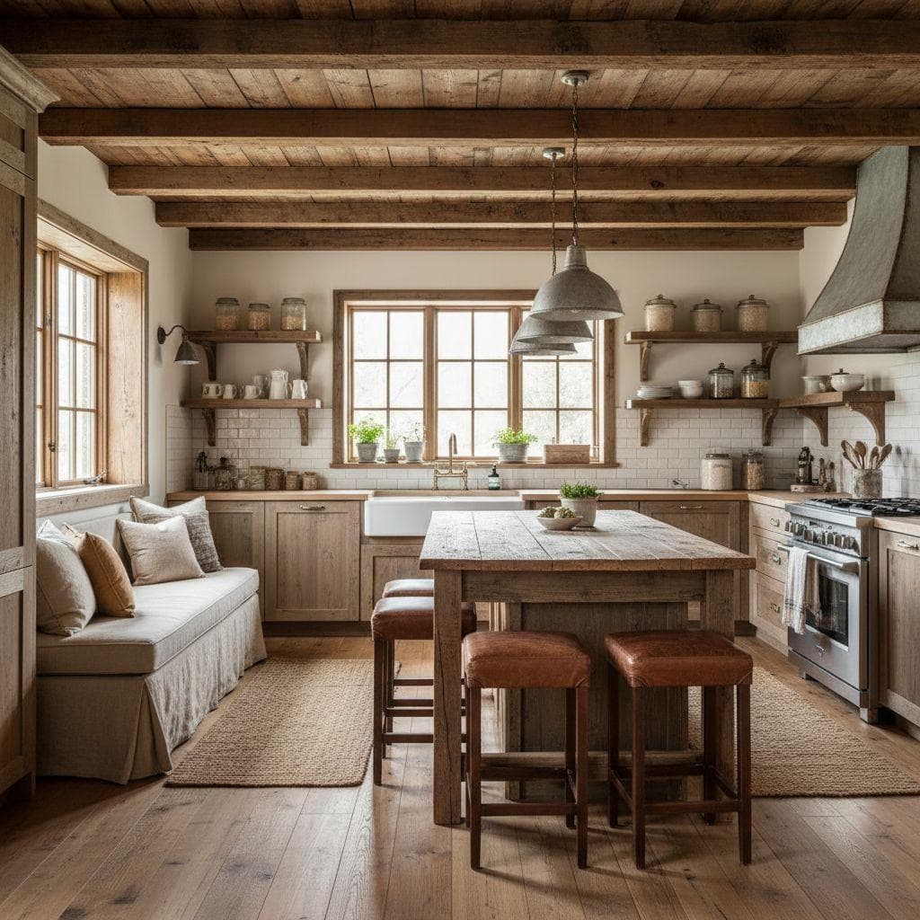 Farmhouse interior design style