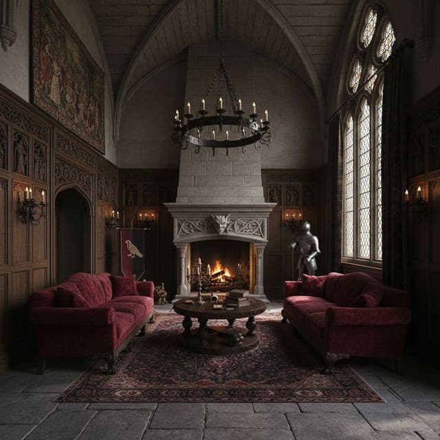 Gothic Interior Design Ideas | Dark Romantic Decor | Decor8 AI | Decor8 AI