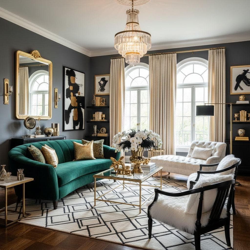 Hollywood Regency interior design