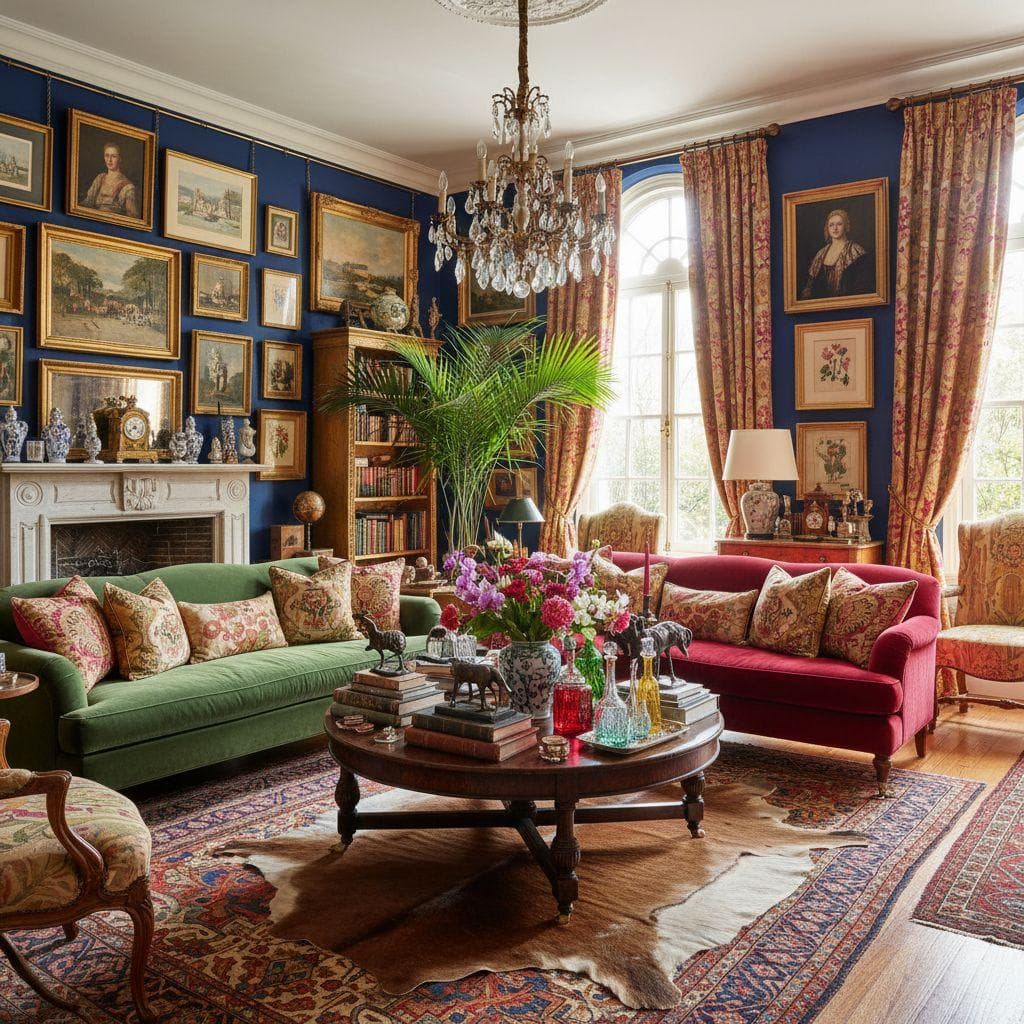 Maximalist interior design