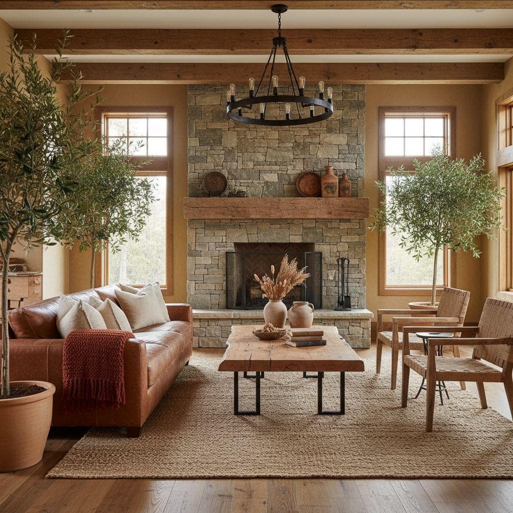 Rustic interior design style