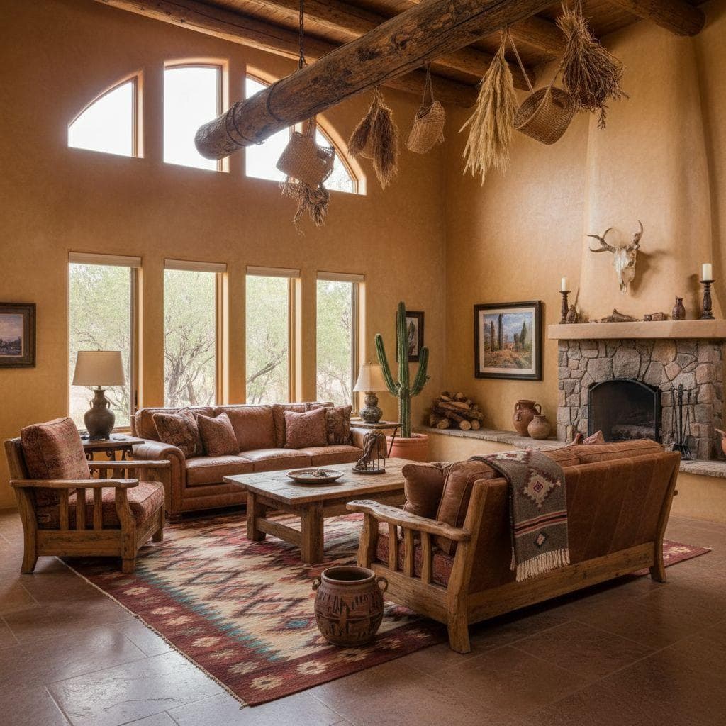 Southwestern interior design style