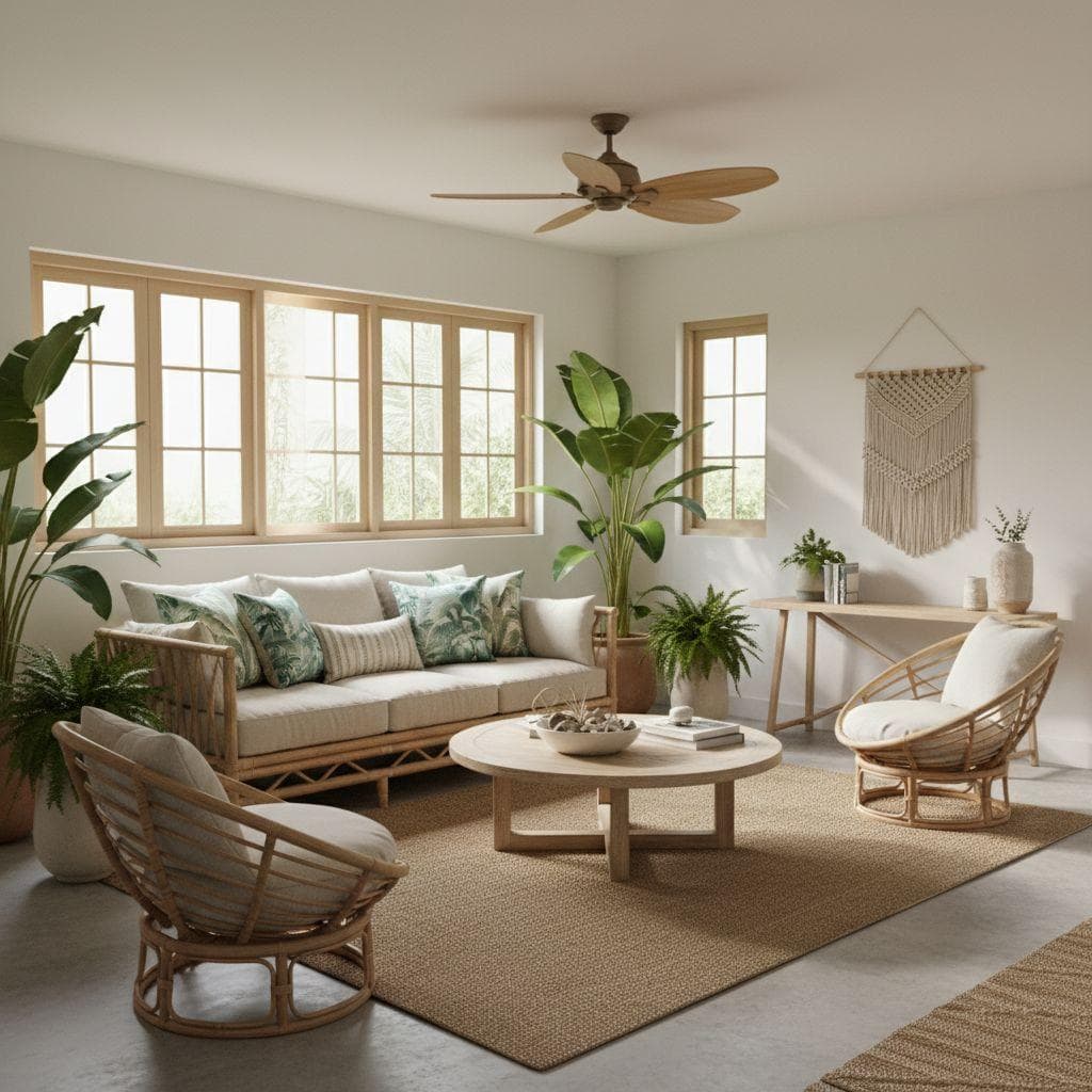 Tropical interior design