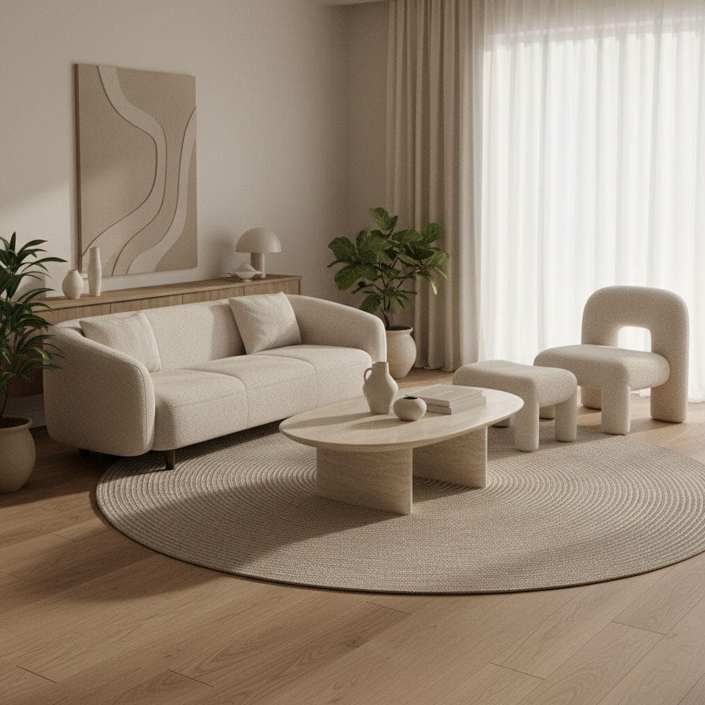 Warm Minimalist interior design